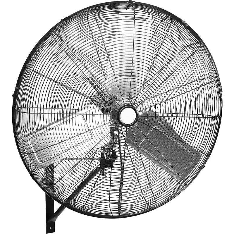 30 Inch Industrial Wall Fan Max. 9500 CFM Heavy Duty Fan for Warehouse Workshop Factory