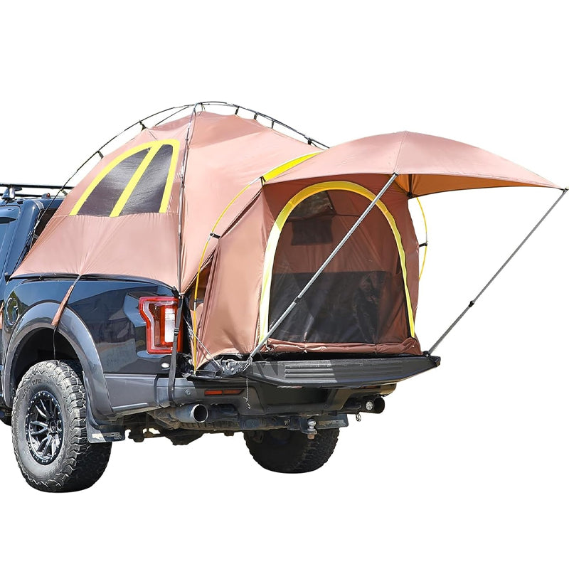 5.5'-5.8' Truck Tent PU3000mm Waterproof Pickup Truck Tent Truck Bed Tent with Awning