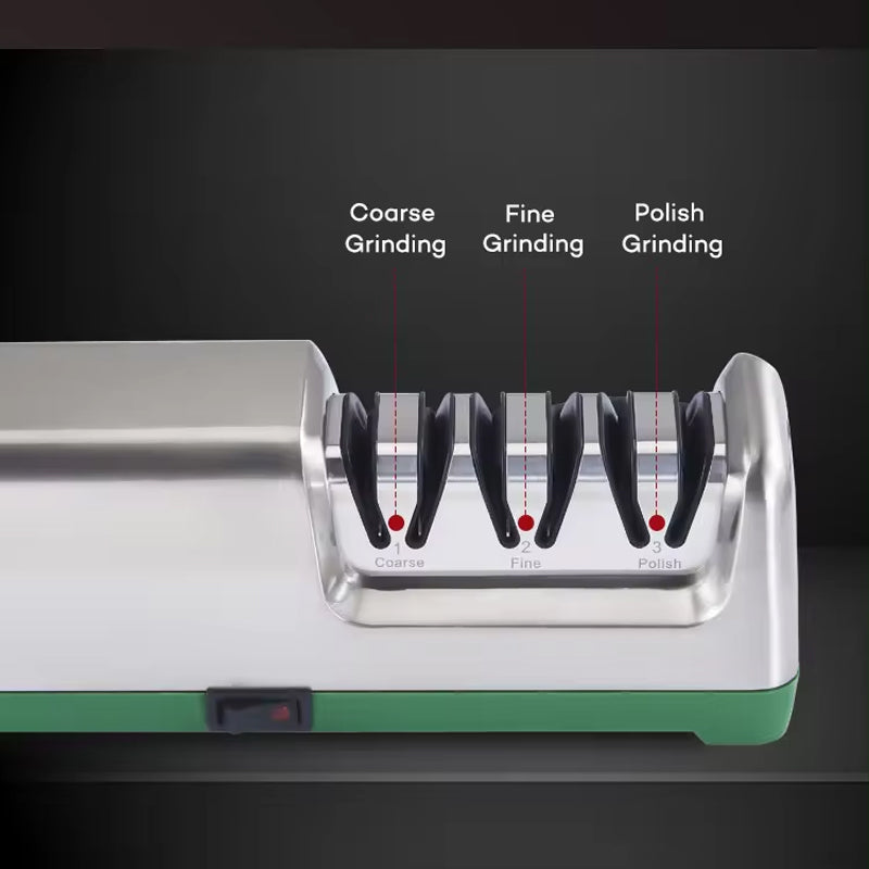 Electric Knife Sharpener 3-Stage Diamond Knife Sharpener For Kitchen Tool