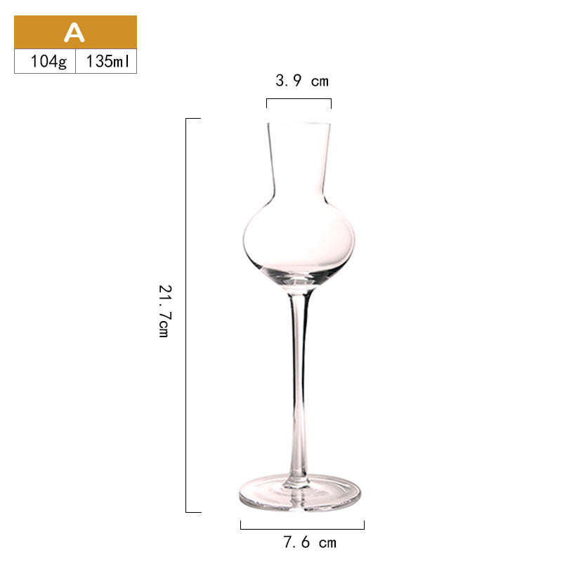 Crystal Clear Goblets Whiskey Glasses Spirits Shot Glass for Cocktail Champagne Vodka