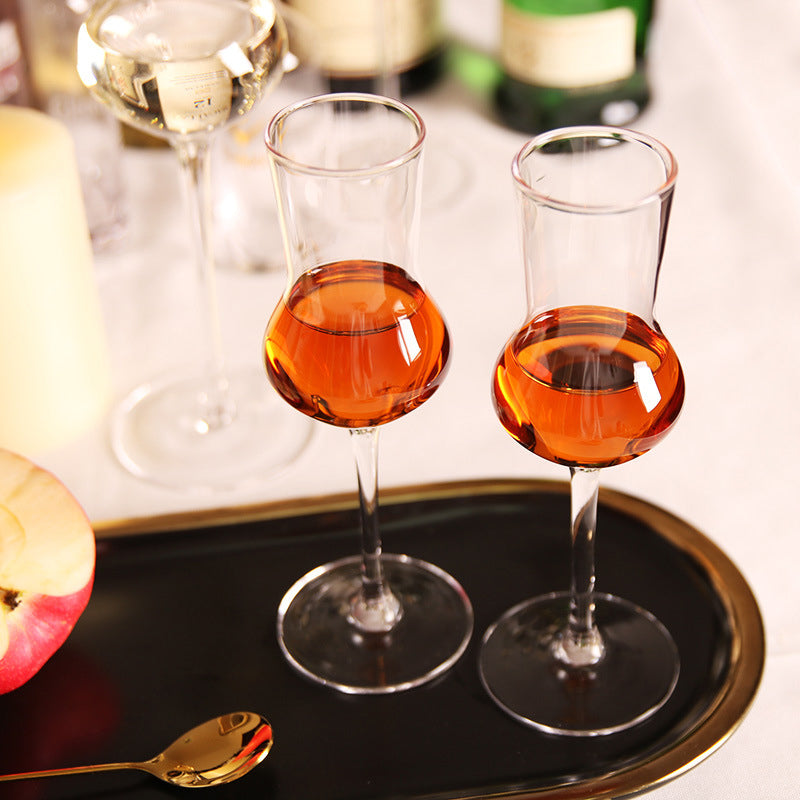 Crystal Clear Goblets Whiskey Glasses Spirits Shot Glass for Cocktail Champagne Vodka