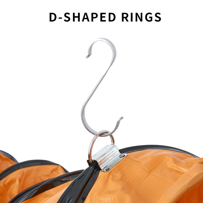 25ft Flexible Duct Hose for 8 Inch Utility Blower Exhaust Fan PVC Flame Retardant Duct Hosing