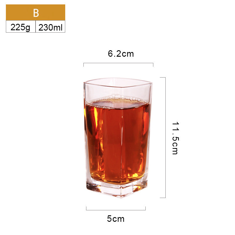 Thickened Spirits Shot Glass Multifunctional Beer Mug Juice Cup Tea Cup Heat-Resistant Water Cup