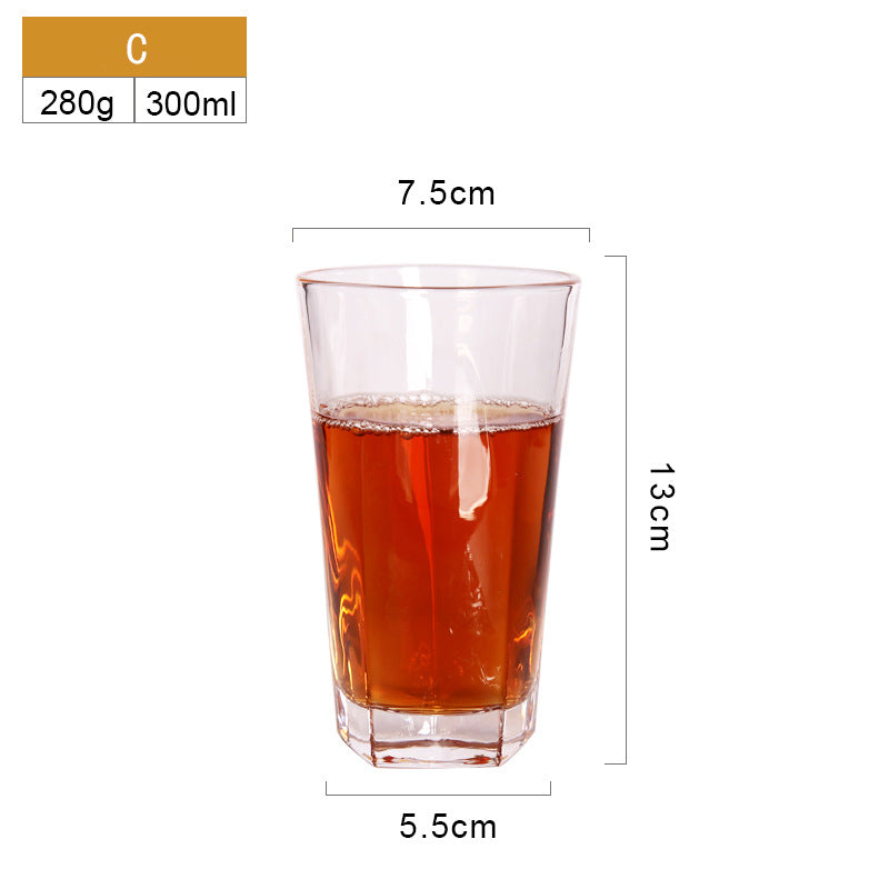 Thickened Spirits Shot Glass Multifunctional Beer Mug Juice Cup Tea Cup Heat-Resistant Water Cup