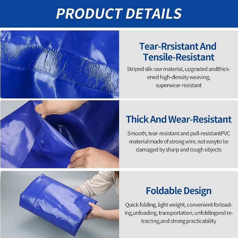 400L/100 Gallon Water Storage Bladder PVC Large Capacity Soft Water Bag Fire Prevention Emergency Water