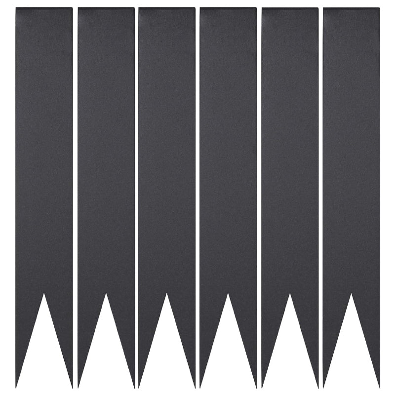 40" L x 8" H Steel Landscape Edging 6pcs Hammer-in Edging Border for Yard Garden Lawn