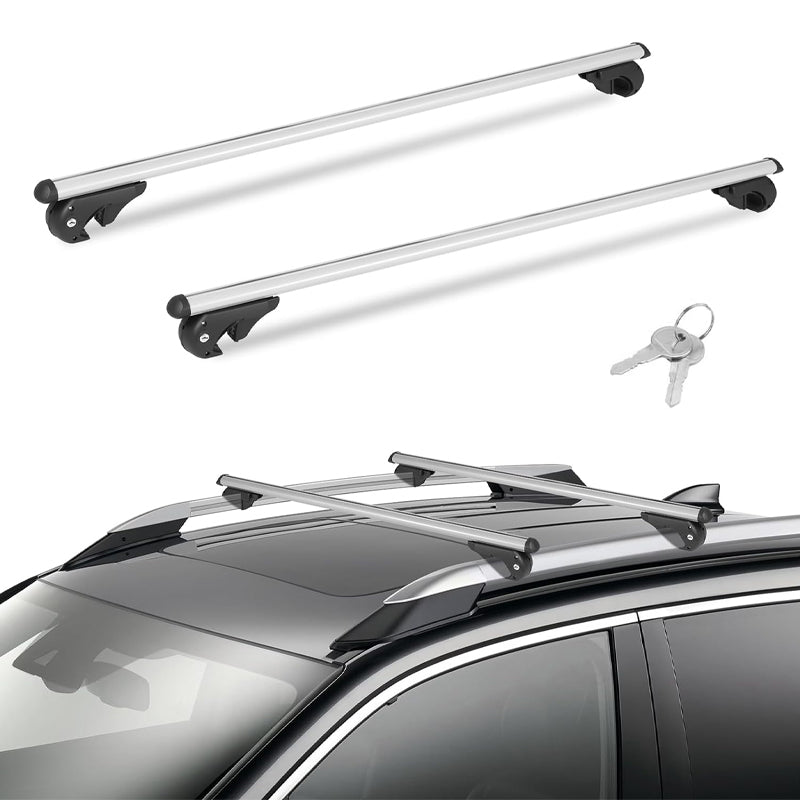 54" Roof Rack Cross Bars Aluminum Roof Rack Crossbars 150 lbs Load Capacity for SUVs Sedans Vans