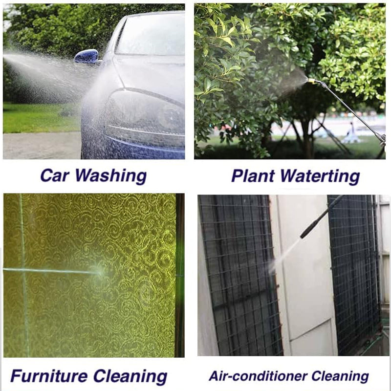 1.5 Gallon Stainless Steel Sprayer Backpack Chemical Sprayer with Pressure Gauge 16" Wand 3.3ft Hose Safety Valve