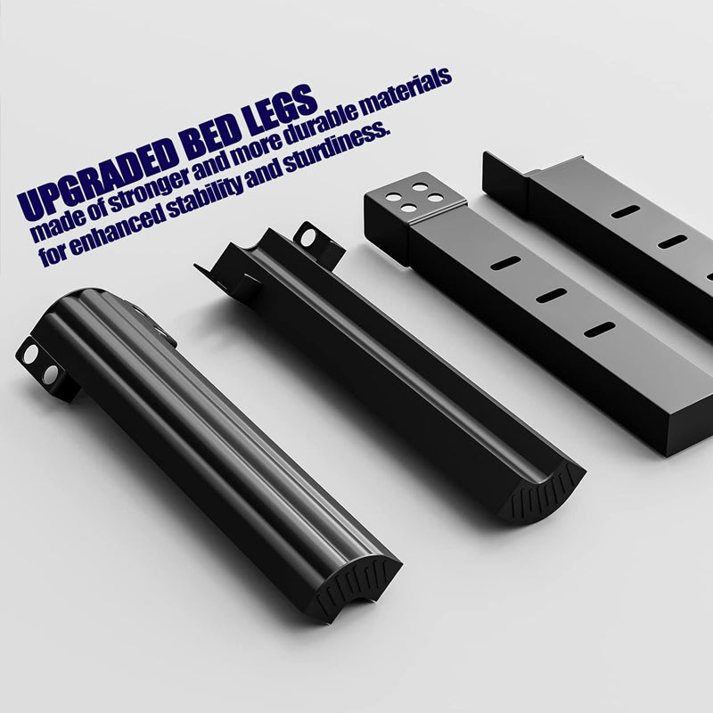 18 Inch Full Bed Frame 3000 lbs Loading Capacity Heavy Duty Metal Platform Noise Free Bed Frame