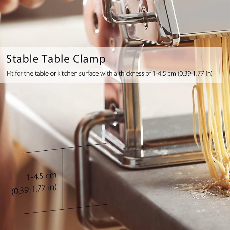 Pasta Machine Noodles Maker 9 Adjustable Thickness Settings Pasta Maker