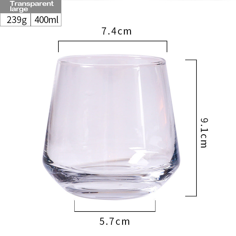 Gold Rim Spirits Shot Glass Multifunctional Crystal Class Cup Beer Whiskey Vodka Milk Juice Glass