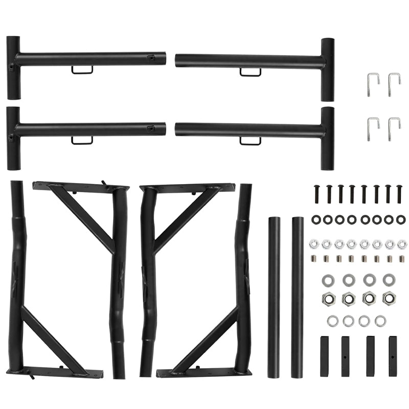 800 lbs Capacity Truck Rack 46"-71" Non-Drilling Steel Extendable Truck Bed Rack