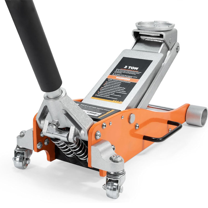 3 Ton Floor Jack Aluminum and Steel Low Profile Hydraulic Car Jack with Dual Pump System