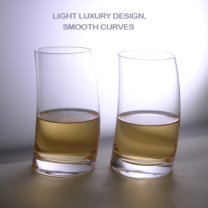 Creative Moon Cup Crystal Glass Cocktail Cup Special Shaped Cup Spirits Shot Glass