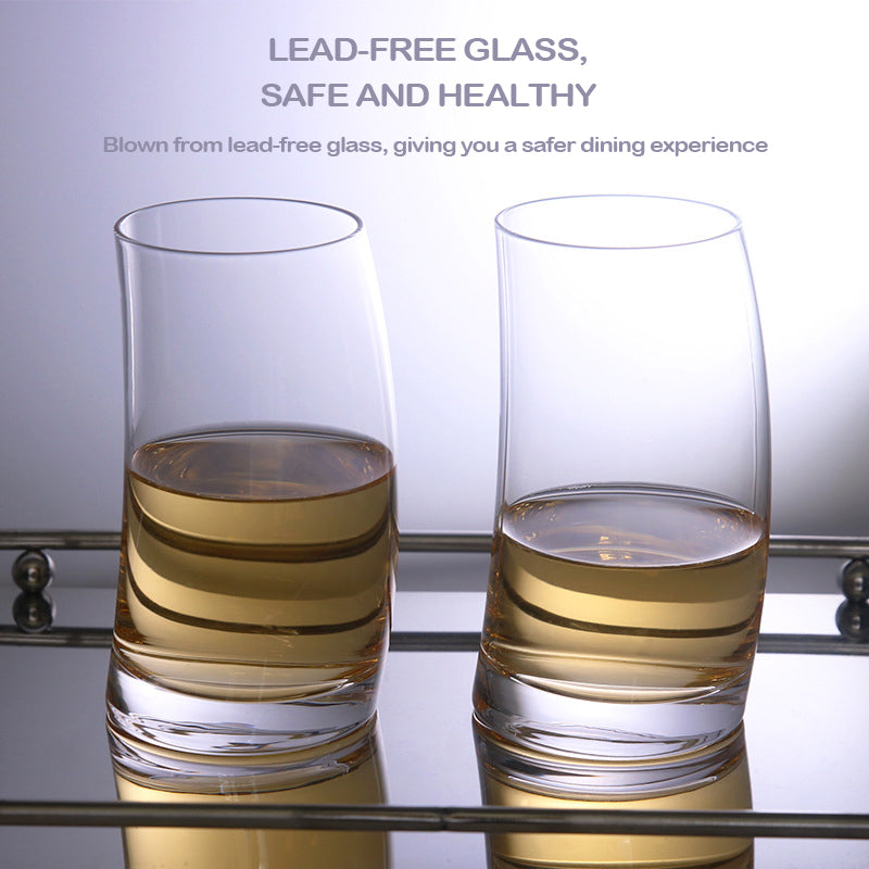 Creative Moon Cup Crystal Glass Cocktail Cup Special Shaped Cup Spirits Shot Glass