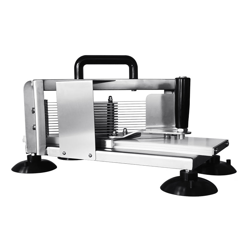 1/4" Stainless Steel Commercial Tomato Slicer Manual Fruits Vegetables Cutter Slicer Machine