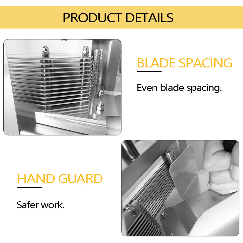 1/4" Stainless Steel Commercial Tomato Slicer Manual Fruits Vegetables Cutter Slicer Machine