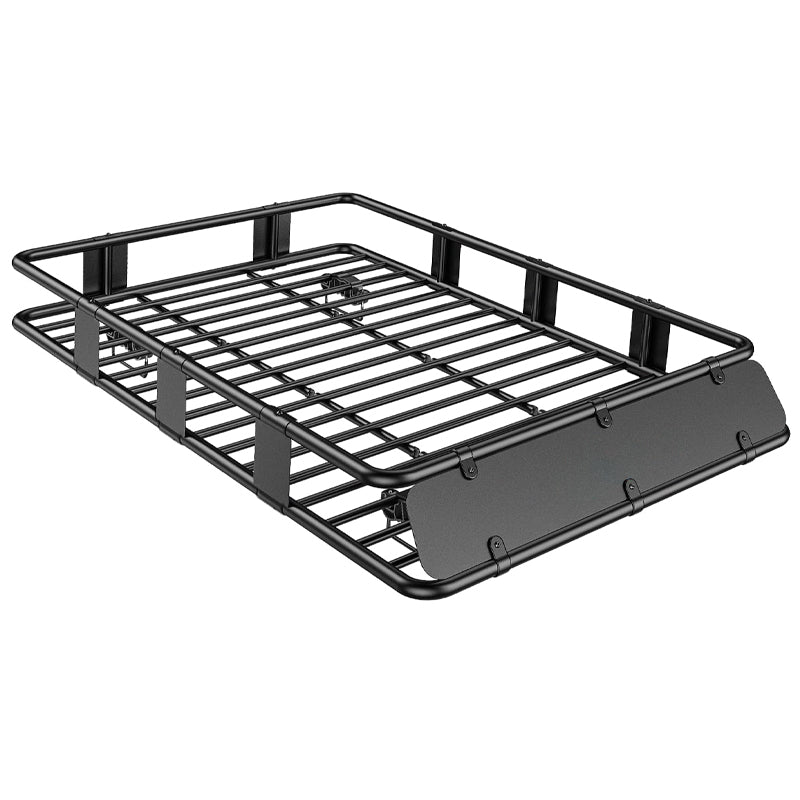 64"×39"×6" Roof Rack Cargo Basket 250 LBS Capacity Luggage Holder for SUV Truck Vehicle