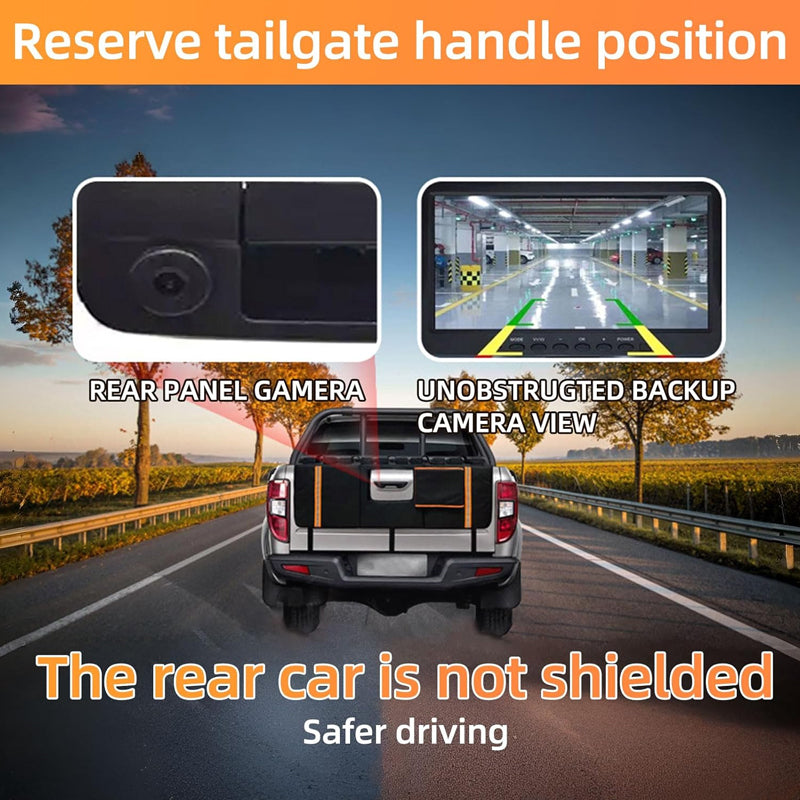 Tailgate Bike Pad for 5 Mountain Bikes Waterproof Material Tailgate Cover 2 Tool Pockets