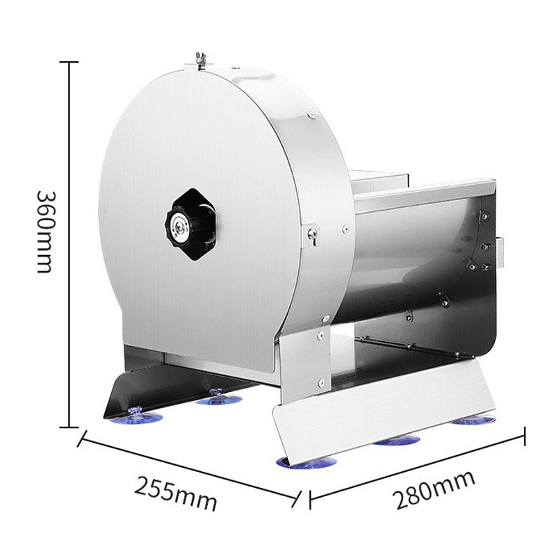 Electric Vegetable Slicer Stainless Steel Potato Lemon Fruits Vegetables Cutter Slicing Machine