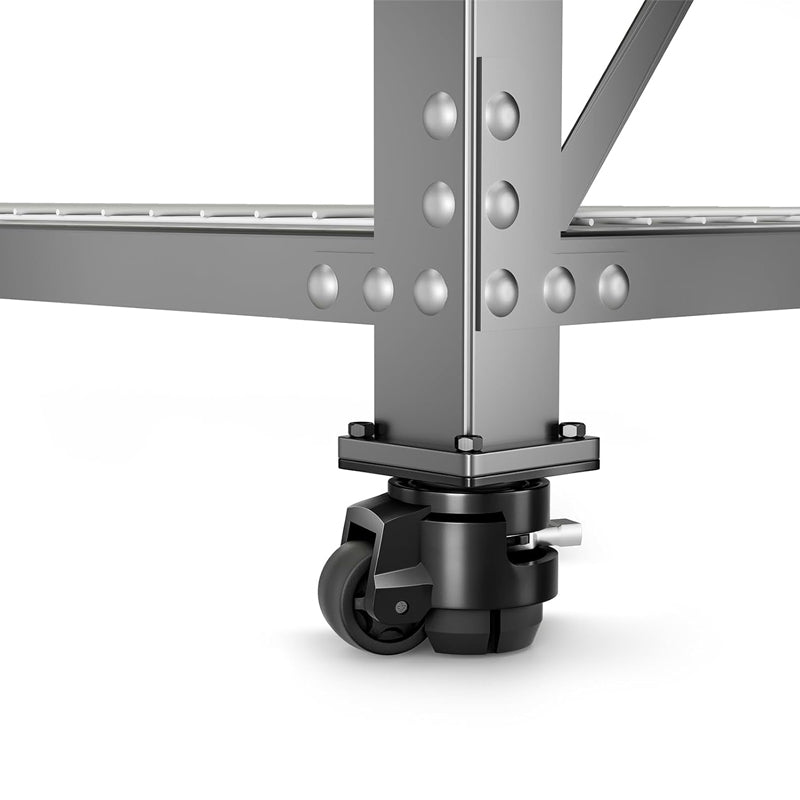 4pcs Leveling Casters 2200 lbs Total Load Capacity Adjustable Casters for Workbench Machine