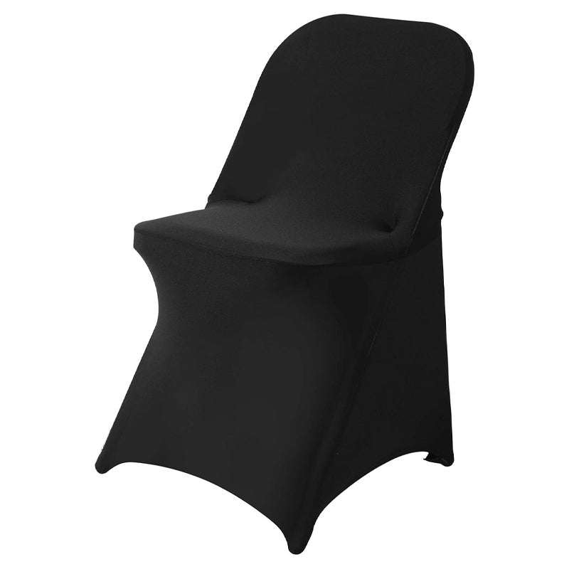 50pcs Stretch Spandex Folding Chair Covers Removable Washable Protective Slipcovers