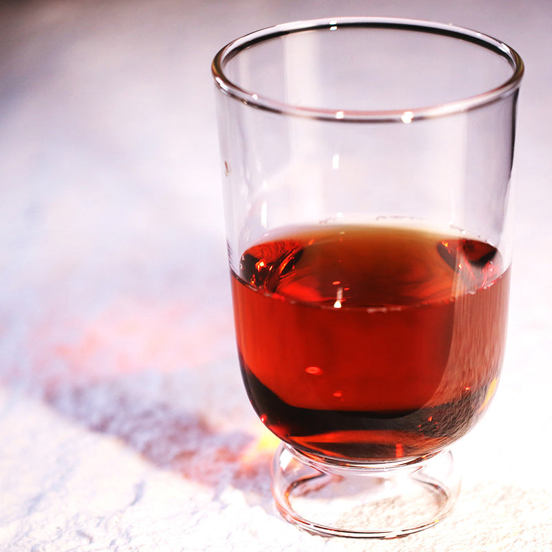 Hot Sale Coffee Glass 350ml Hand Blown Simple Glass Water Cup Juice Cup Milk Cup