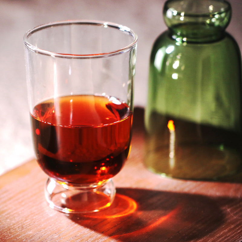 Hot Sale Coffee Glass 350ml Hand Blown Simple Glass Water Cup Juice Cup Milk Cup