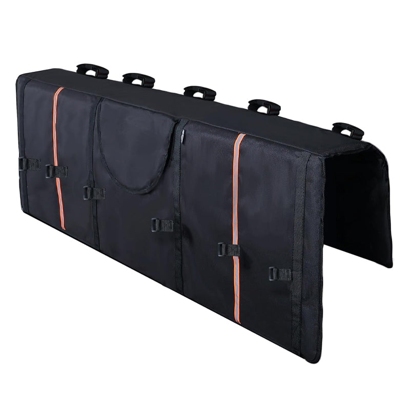 52'' Tailgate Pad 5-Bike Pickup Truck Tailgate Protection Pad with 3 Tool Pockets