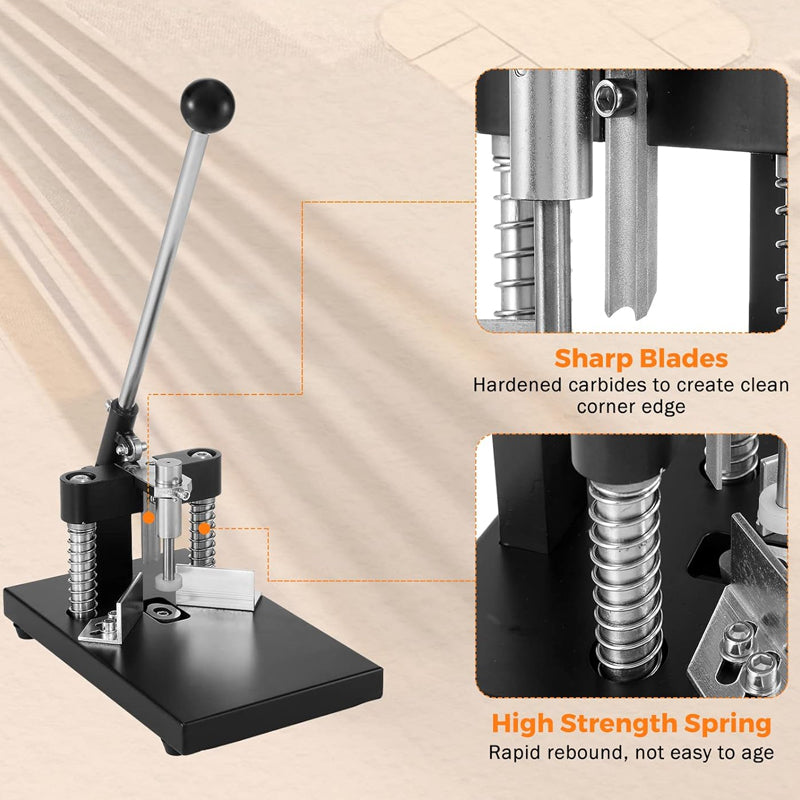 R6mm R10mm Corner Rounder Cutter Max 30mm Cutting Thickness Commercial Paper Punch Cutter