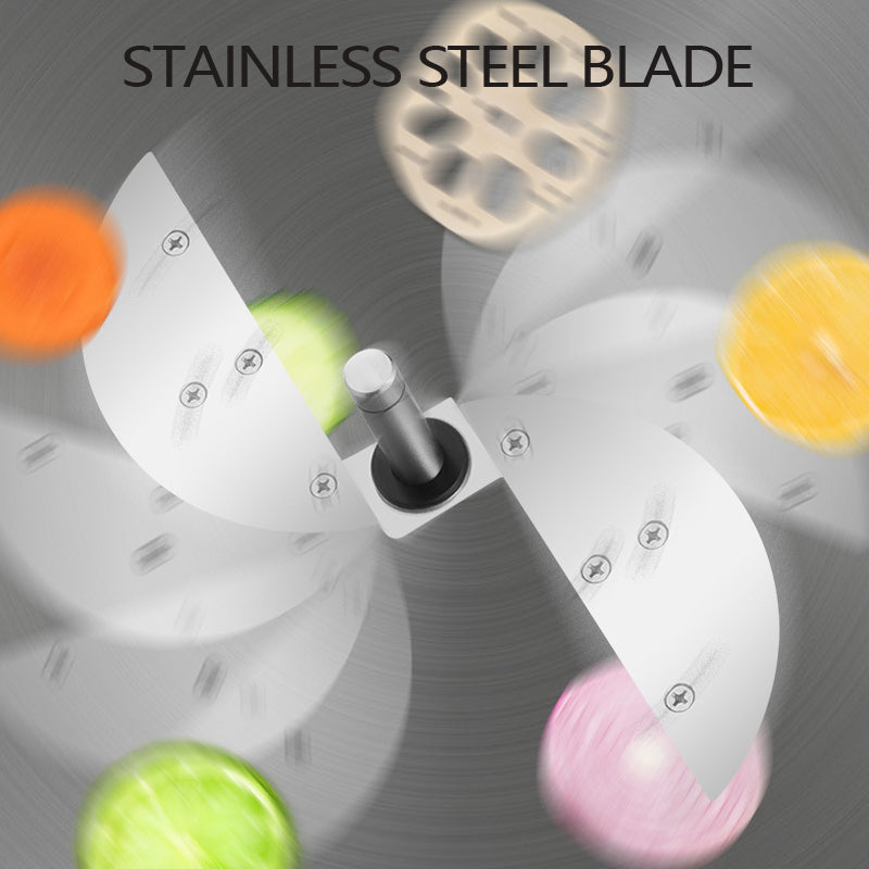 Stainless Steel Manual Vegetable Fruit Slicer 0-13mm Potato Cucumber Lemon Slicer Machine