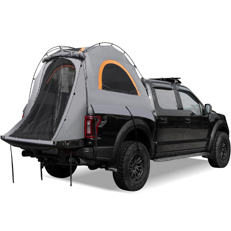 5.5-5.8ft Truck Tent PU3000 Waterproof Pickup Truck Tent Truck Bed Tent 2-3 Person