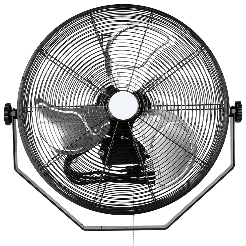 18 Inch Wall Mount Fan 4300 CFM 3-Speeds High Velocity Wall Fan Industrial Wall Fan Barn Fan