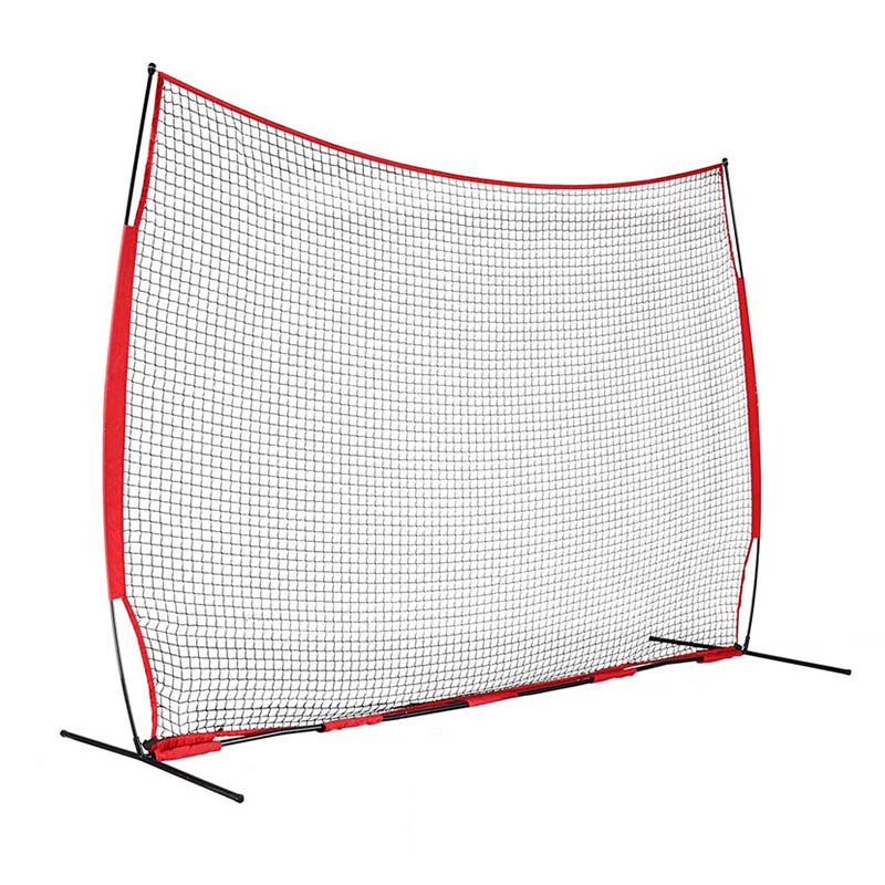 Barricade Backstop Net, 20x10 ft Ball Sports Barrier Netting,Protection Screen for Baseball Softball Lacrosse Soccer Hockey Training, for Backyard