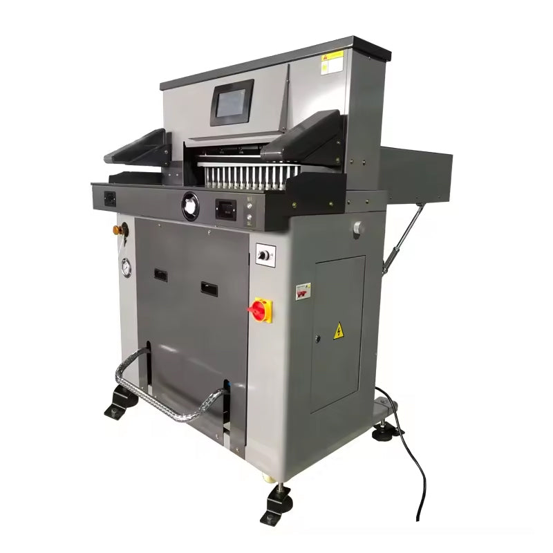 Electric Hydraulic Paper Cutter 670mm Cutting Width 80mm Cutting Thickness Paper Cutter Machine