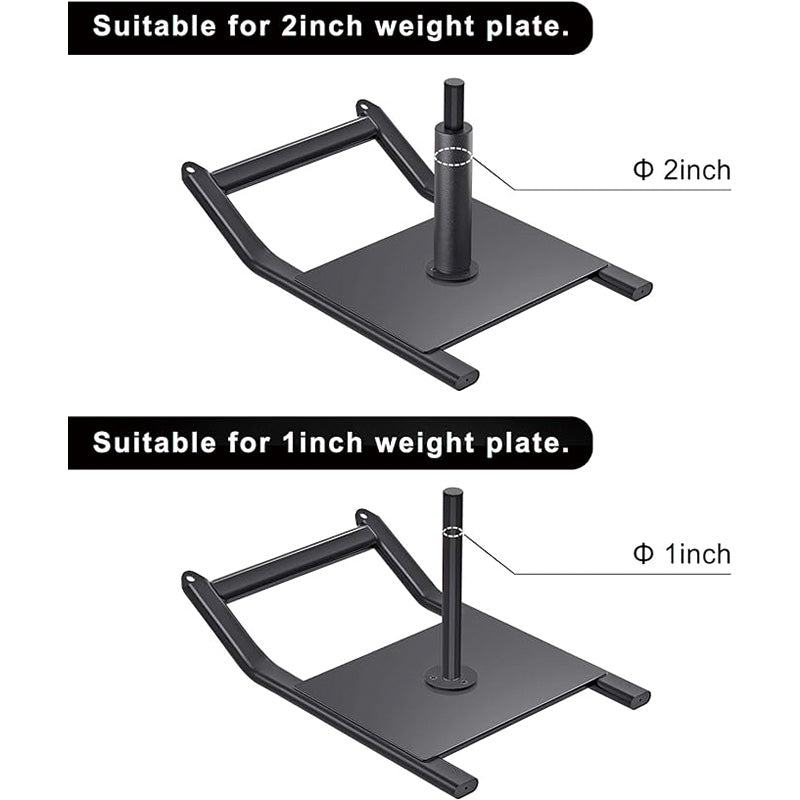 Weight Sled, Fitness Strength Training Sled, Speed Training Sled for Athletic Exercise, Speed Improvement, Easily Through Obstacles, Suitable for 1" & 2" Weight Plate