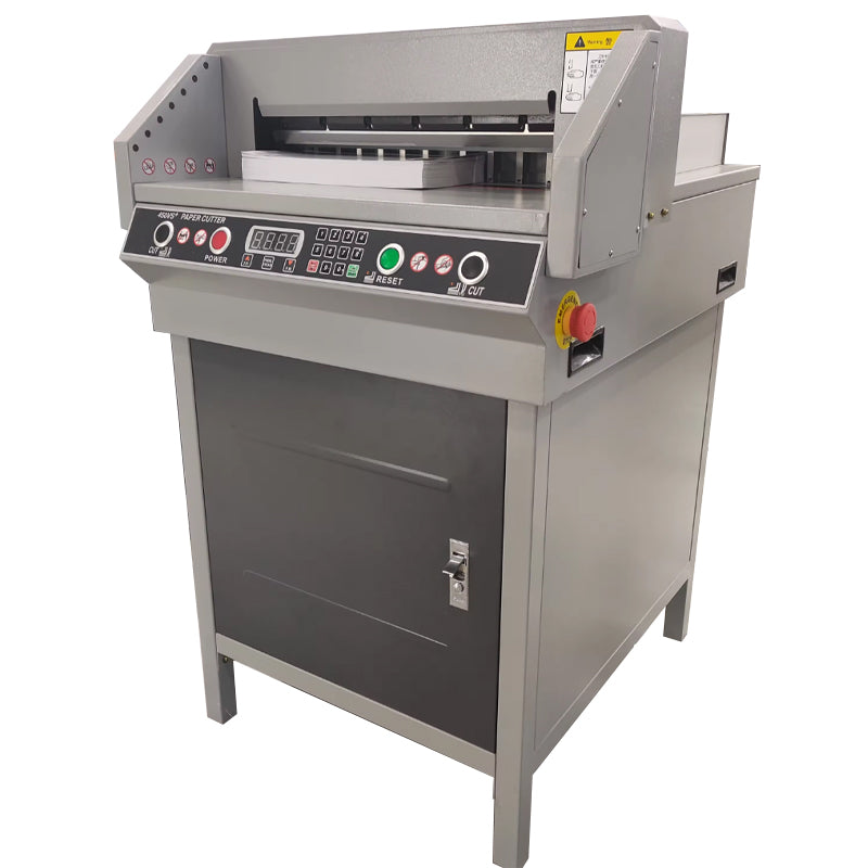 Electric Paper Cutter 450 mm Cutting Width 40 mm Cutting Height Automatic Heavy Duty Paper Cutting Machine