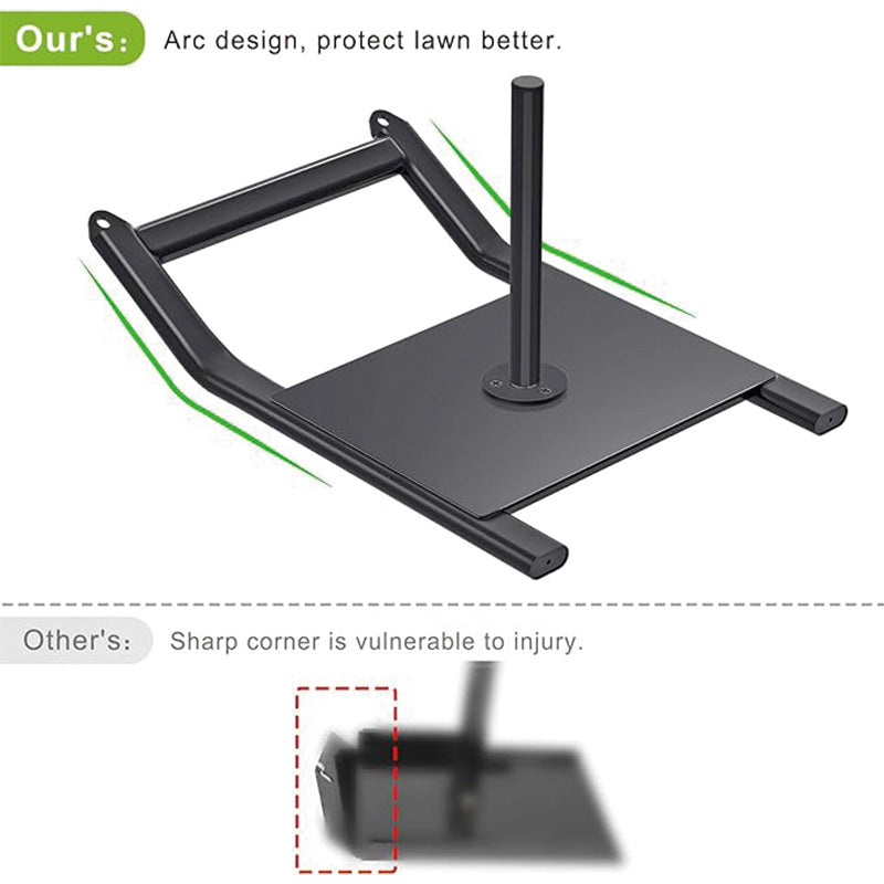Weight Sled, Fitness Strength Training Sled, Speed Training Sled for Athletic Exercise, Speed Improvement, Easily Through Obstacles, Suitable for 1" & 2" Weight Plate