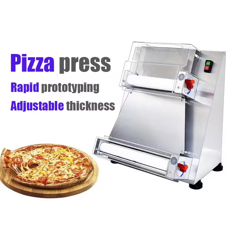 Pizza Dough Roller Sheeter 10-40 cm Fast Electric Dough Maker Pizza Making Machine