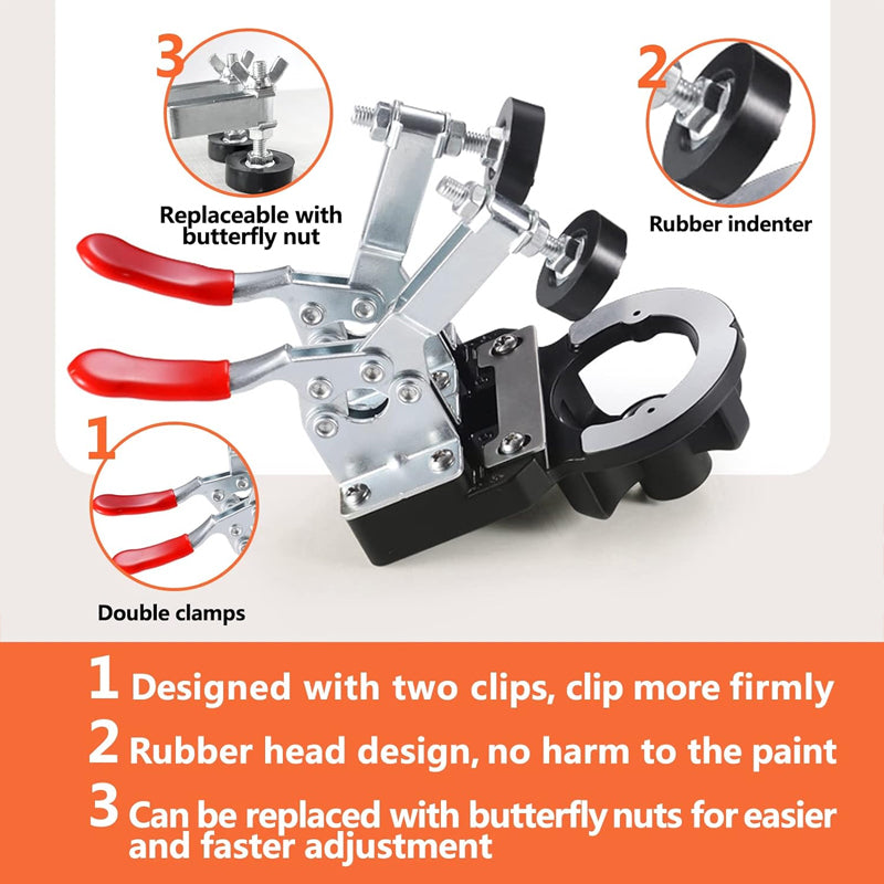 35mm Concealed Door Hinge Jig Aluminum Alloy Cabinet Hinge Jig Adjustable Quick Punch Cabinet Hardware Jig