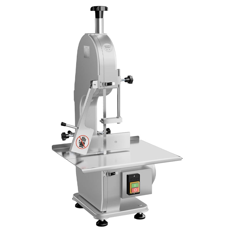 1500w Electric Meat Bandsaw Stainless Steel Bone Saw Machine with 6 Saw Blades