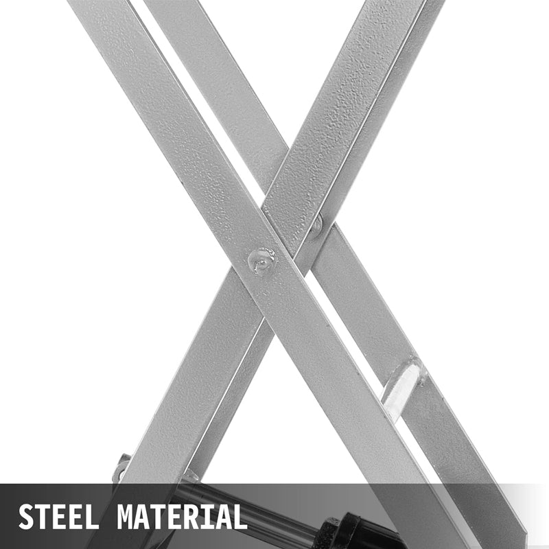 500LBS Capacity Hydraulic Lift Table Cart 28.5" Lifting Height Manual Scissor Lift Table