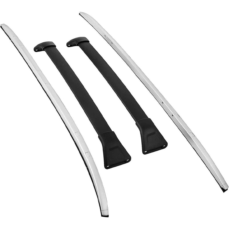 Aluminum Roof Rack Side Rails + Cross Bars 4PCS for 2017-2024 Mazda CX-5 CX5