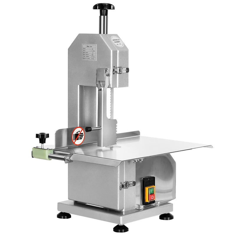 750w Bone Saw Machine Electric Frozen Meat Cutting Table Bandsaw Machine Stainless Steel Countertop