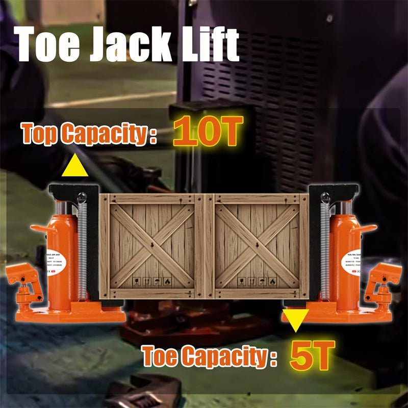 5 Ton/10 Ton Toe Jack Hydraulic Claw Jack High Quality Alloy Steel Jack for Machinery Industry