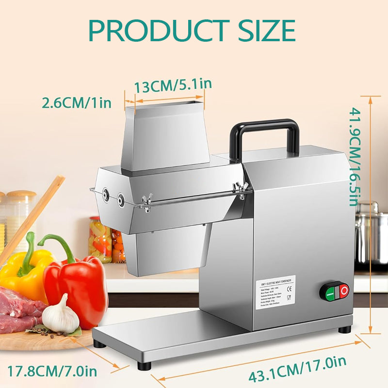450w Commercial Meat Tenderizer 200lb/h Stainless Steel Tenderizer Tool for Beef Steak Pork Chicken