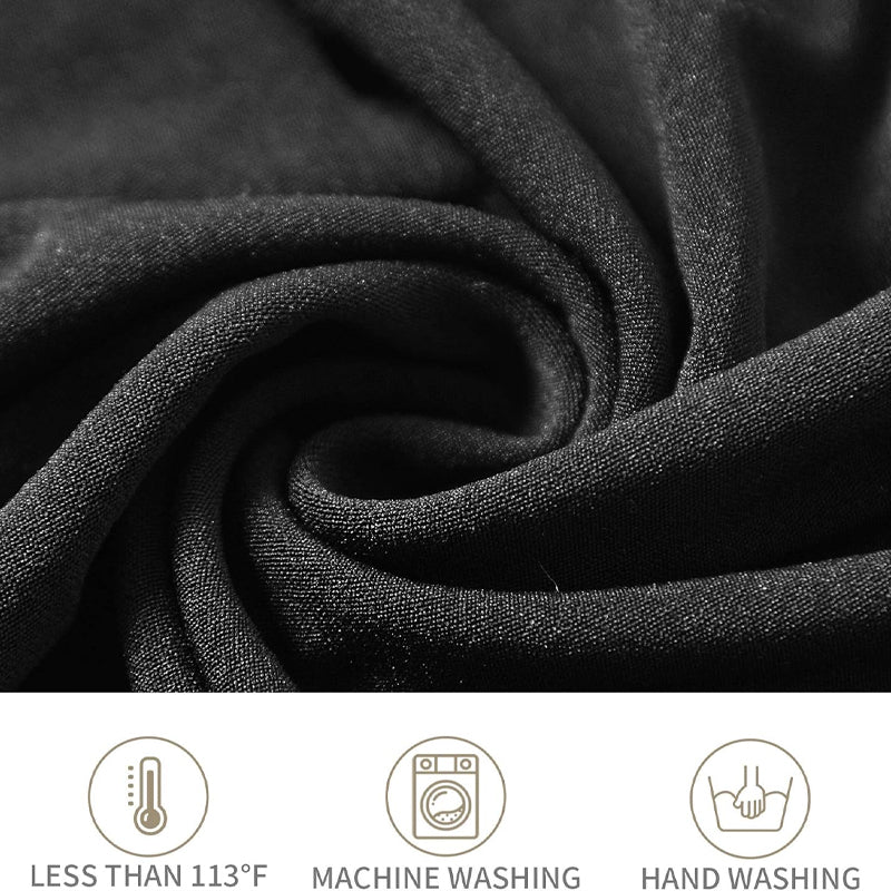 50pcs Stretch Spandex Folding Chair Covers Removable Washable Protective Slipcovers