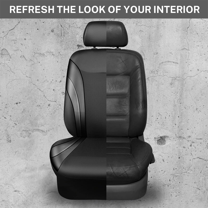 Car Seat Covers Premium Carbon Fiber Leather 5mm Composite Sponge Inside for SUV Van Sedan Truck
