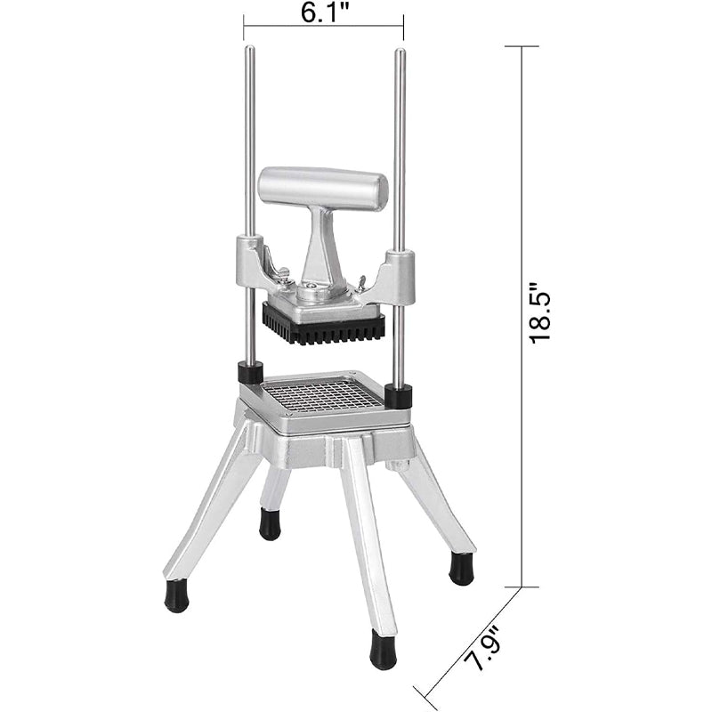Commercial Vegetable Fruit Chopper 1/4″ 3/8″ Blade Professional Food Dicer