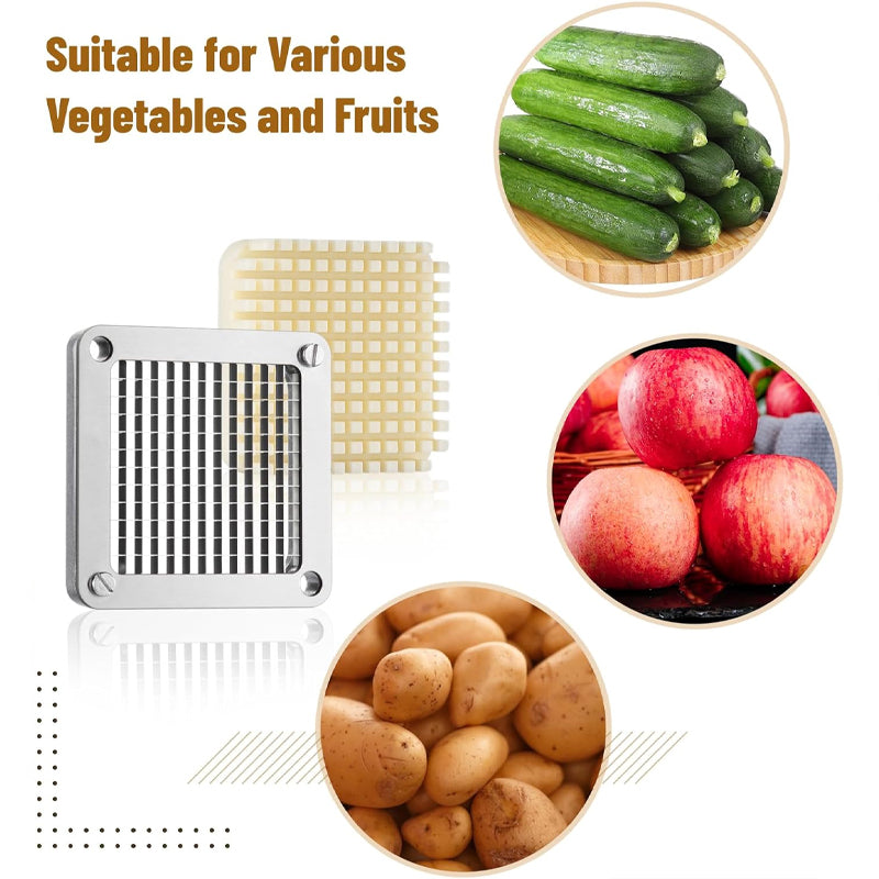 1/4 inch Replacement Chopper Blade Stainless Steel French Fry Cutter Blade Vegetable Dicer Slicer Blade